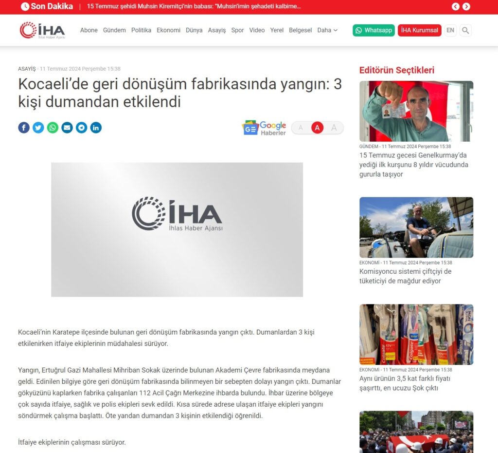 ihlas haber ajansı