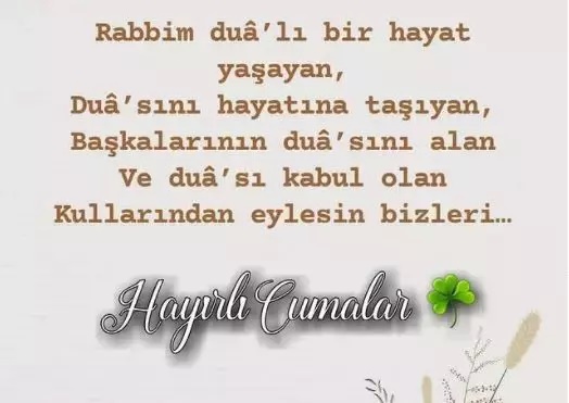 en güzel cuma mesajları