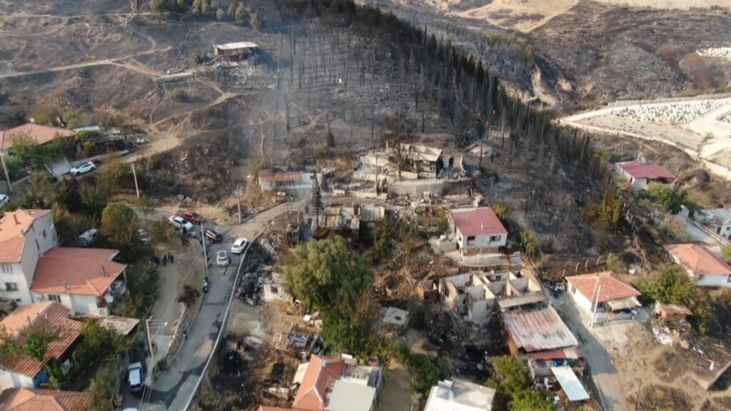 izmir yangın