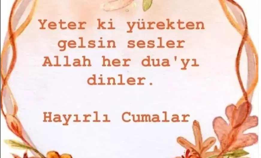 cuma sözleri güncel