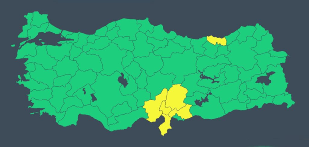 22 eylül 2024 meteouyarı