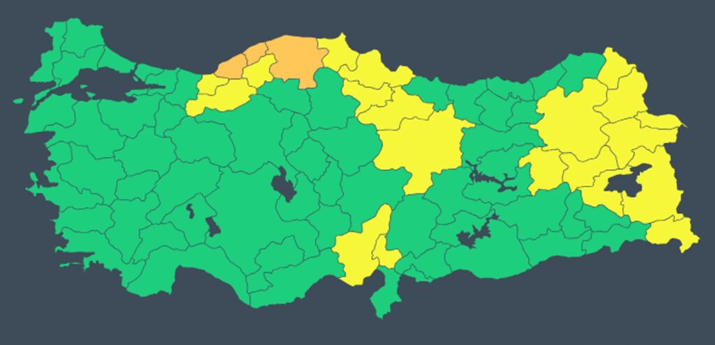 1 Ekim 2024 meteouyarı