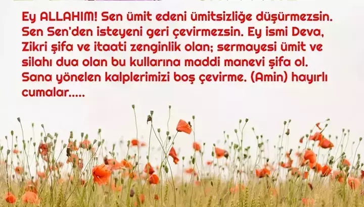 dualı cuma sözleri