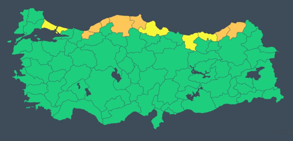 23 Şubat 2025 meteouyarı