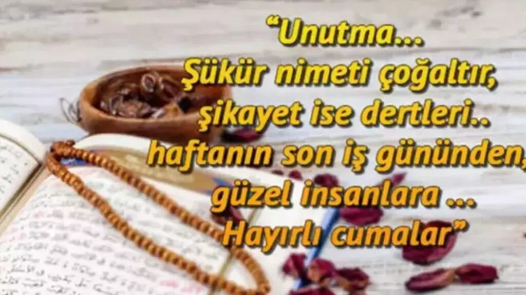 anlamlı cuma mesajları